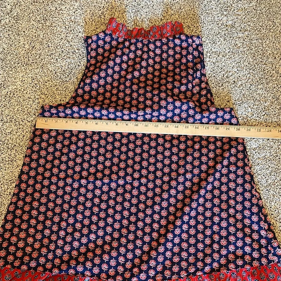 Women’s J Crew Sundress Size Medium Red & Navy Blue Like New! - Picture 8 of 8